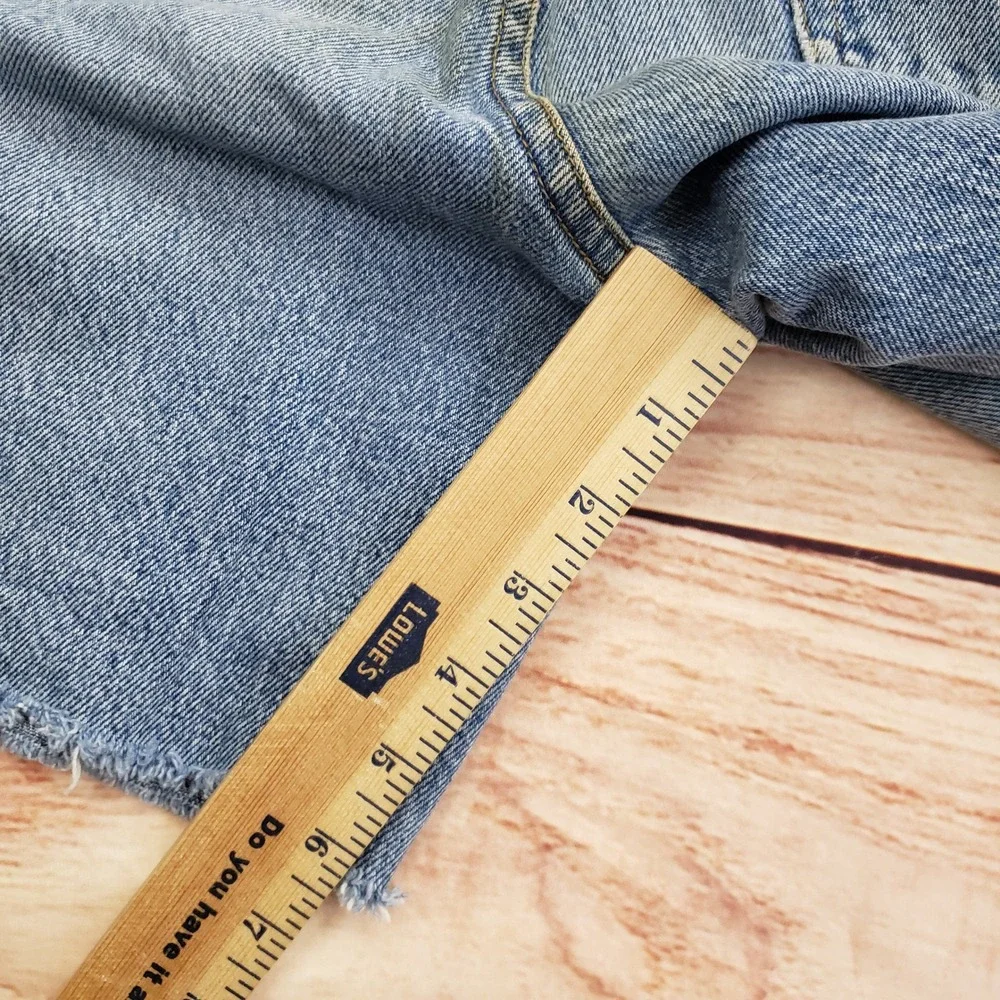 VINTAGE‎ Old Navy Shorts Mens 32 Denim Above Knee Jeans Light Wash Cut Off Y2K